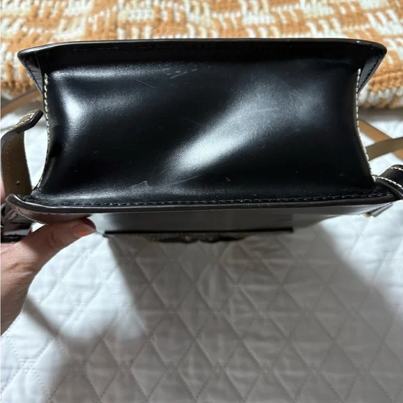 Dooney and Bourke Saffiano Black Leather Backpack - Picture 5 of 16